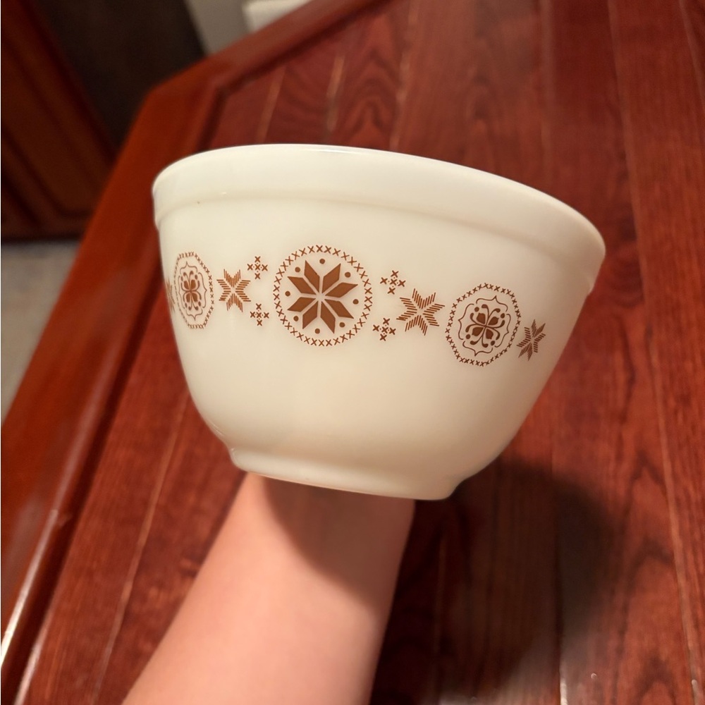 Vintage Pyrex Town and Country Mixing Bowl 401 - Picture 3 of 6